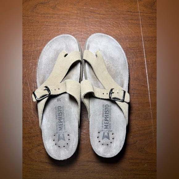 Mephisto warm grey Helen classic sandals - Picture 5 of 10